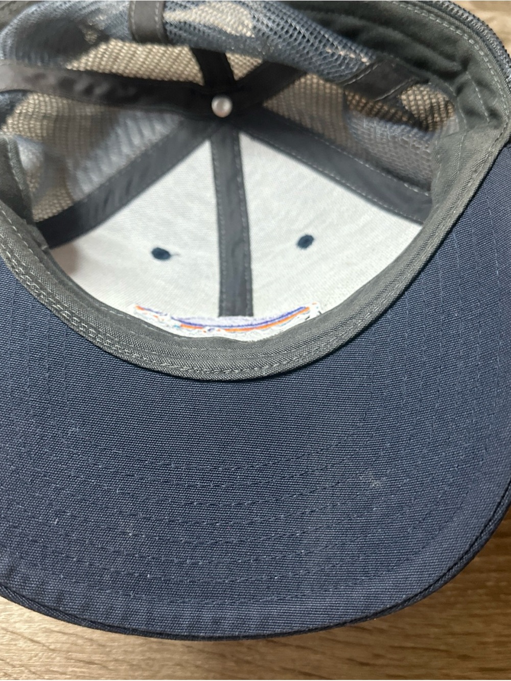 Patagonia Fitz Roy Buffalo Bison Hat Snapback Mesh Gray Baseball Cap - Picture 6 of 8